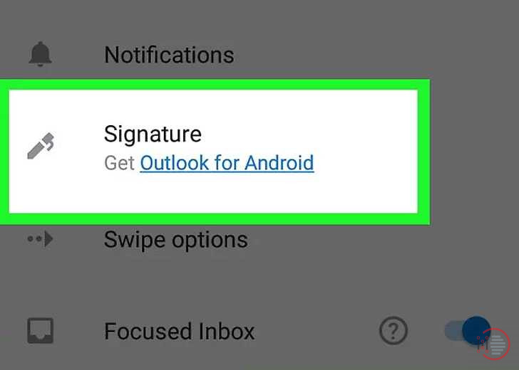 How-to-add-signature-in-Outlook-Account-on-Mobile-Image-4