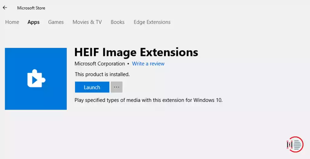 Get a Extension Application of HEIF