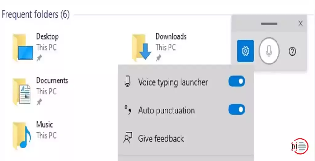 use voice typing feature in Windows 11 notepad