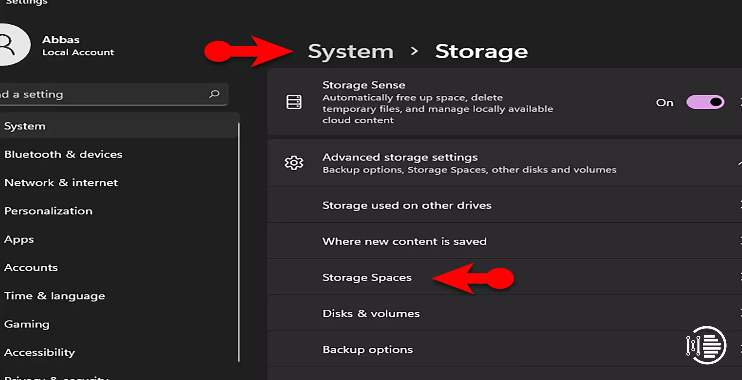 How to Manage Disk and Drives Storage Settings in Windows 11