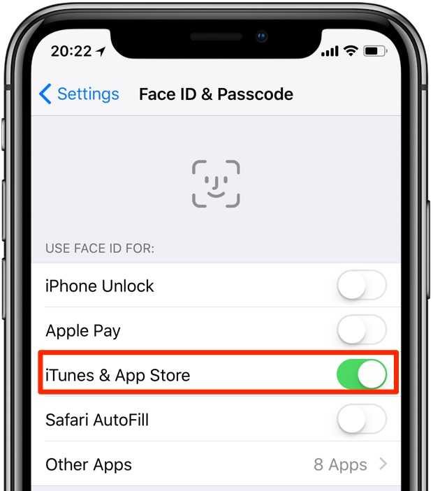How To Enable Face Id App Store
