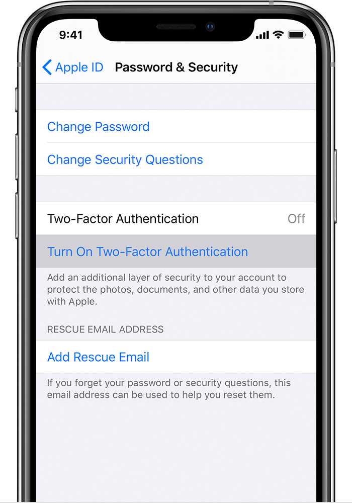 How to Enable Two Factor Authentication iPhone