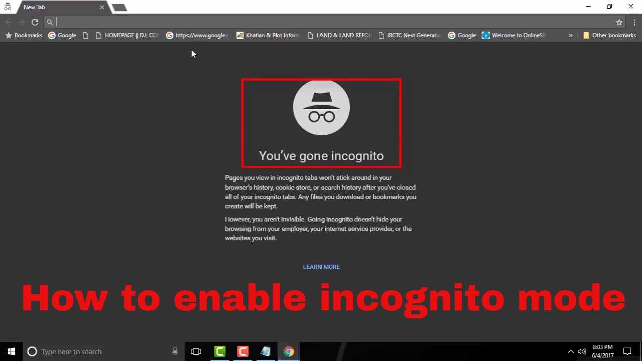 How to Enable Incognito Mode