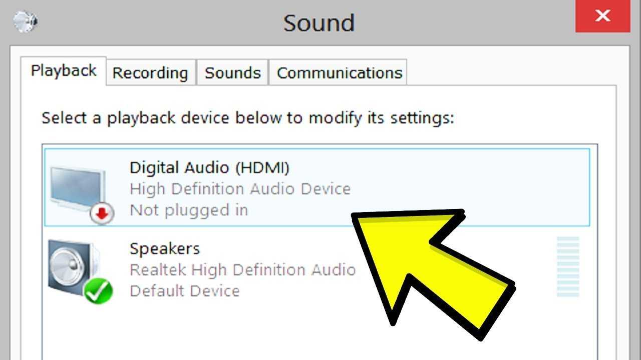 Enable TV Sound on HDMI