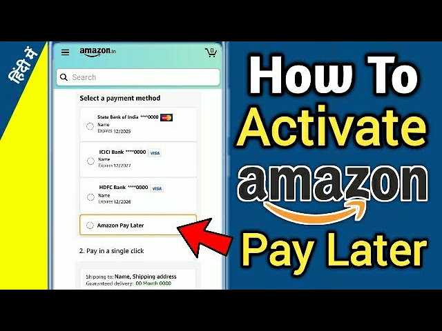 enable amazon pay later
